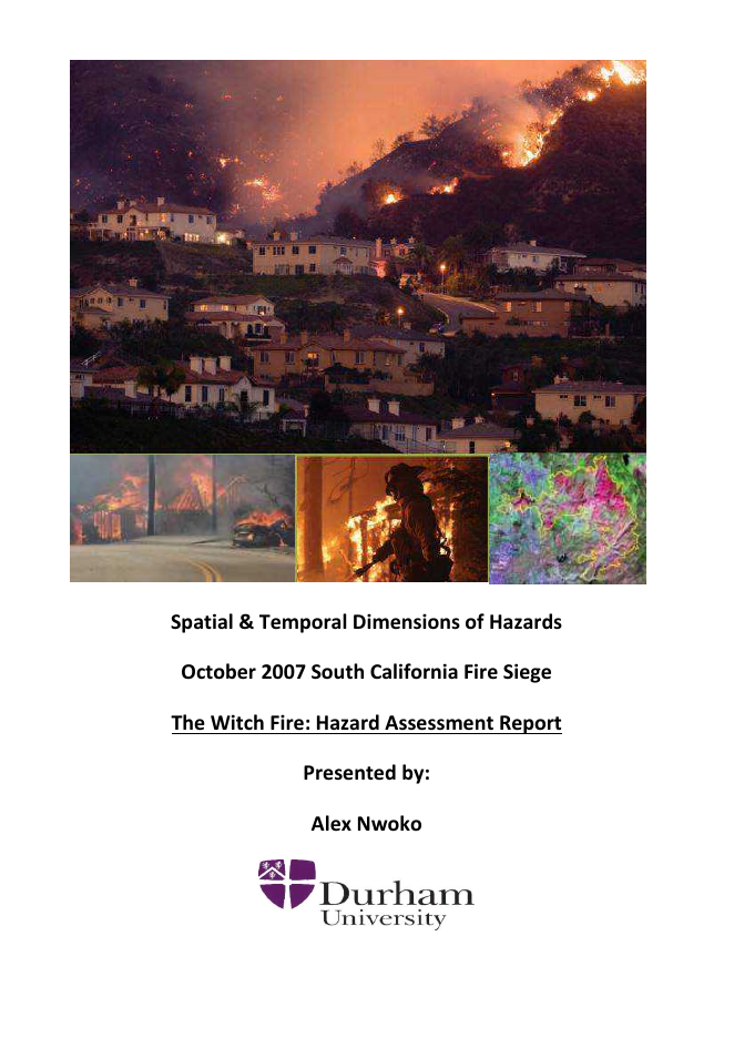 Witch Fire Hazard Assessment (California)